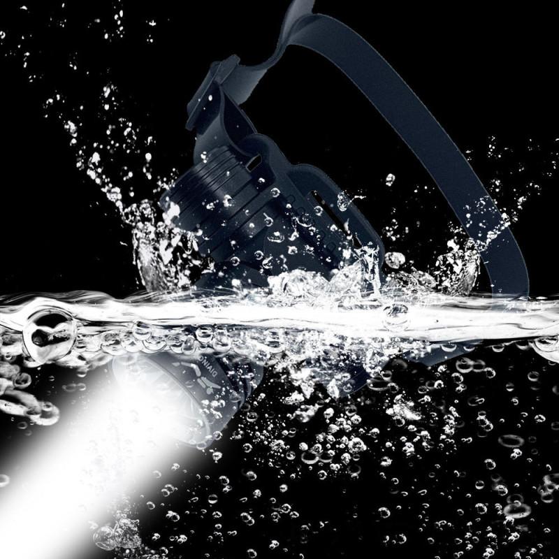 Налобный фонарь для дайвинга, 20-40 метров, водонепроницаемый подводный фонарь L2, светодиодный налобный фонарь