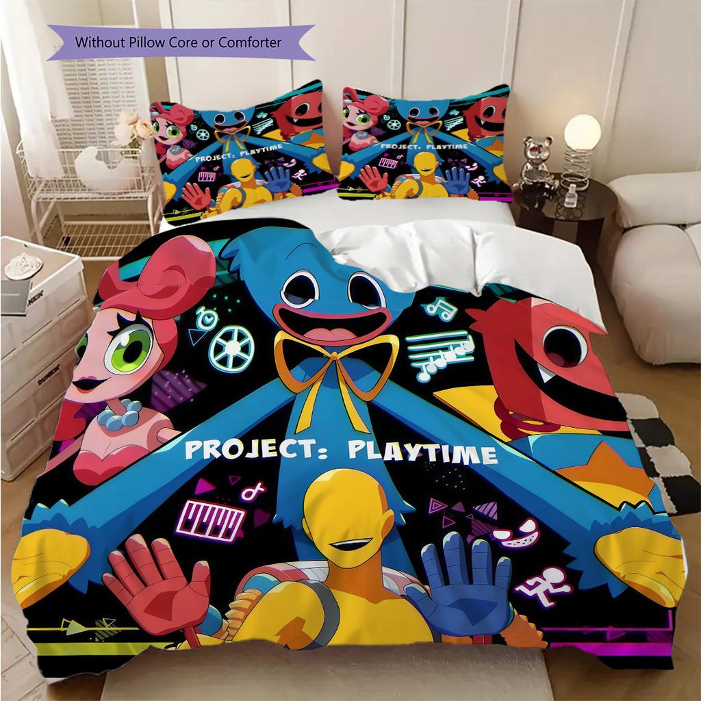 Nightmare Shadows Encounter Threepiece Set 1 Duvet Cover 2 Pillowcase Without Core Soft And Comfortable Christmas Birthday Gift