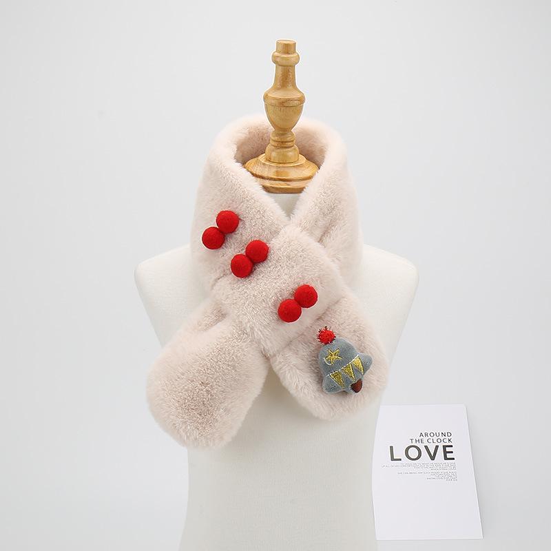 Kids' Cute Cartoon Scarf - Warm Winter Christmas Neck Warmer for Boys and Girls