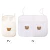 Bedside Organizer Storage Bag for Toy Diaper Baby Cribs Pram Strollers Storage Bag Multifunctional Hanging Pocket
