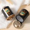 1 шт., однотонная мини-пустая консервная банка для чая, бытовая герметичная банка для зеленого и черного чая, портативная дорожная маленькая упаковочная коробка для чая, бумажная банка для хранения