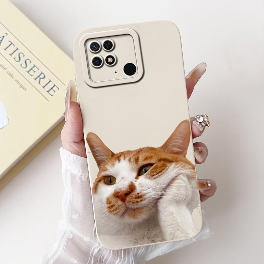 For Xiaomi Redmi 10C Case Popular Flower Camera Protection Funda Soft Silicone Phone Case For Redmi 10 Power Cover Redmi10C Capa