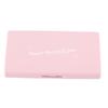 Magnetic Needle Case Pink Plastic Shell Light Portable Compact Stitching Pin Storage Box for Sewing