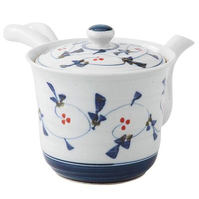 Hamato Hasami Ware Issei Керамика Легкий заварной чайник Super Mesh Tea Large 460 мл Орех Арабеска 288715 Белый (с сетчатым фильтром)