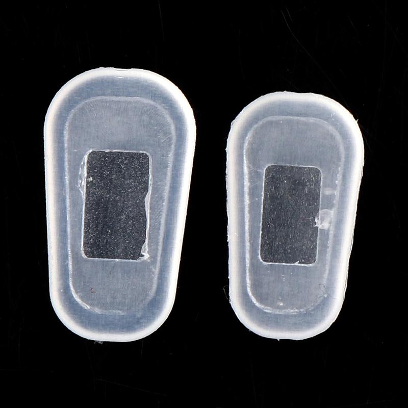 2 Pairs Embedding Anti-Slip Silicone Nose Pads for Eyeglasses Glasses Spectacles