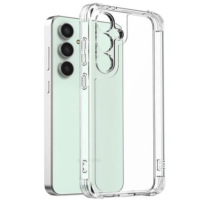 Прозрачный чехол для телефона Samsung Galaxy S25 Edge S24 S23 Ultra Силиконовый мягкий чехол для Samsung S22 S21 S20 Plus S23 S24 Fe