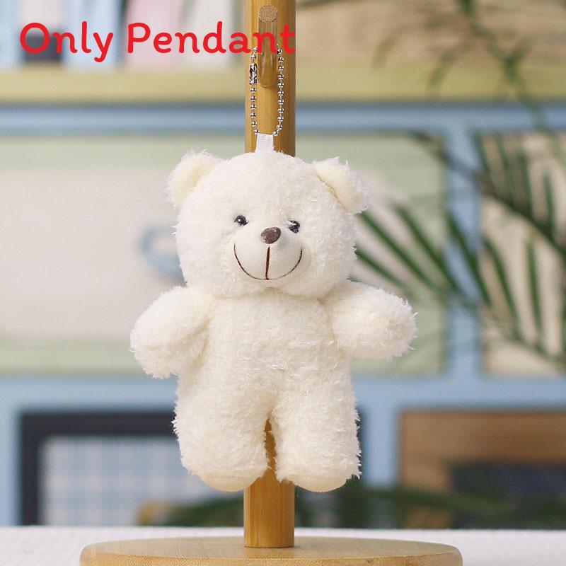 Plush Bear Keychain With Pp Cotton Filling For Bag Decoration And Gift Idea