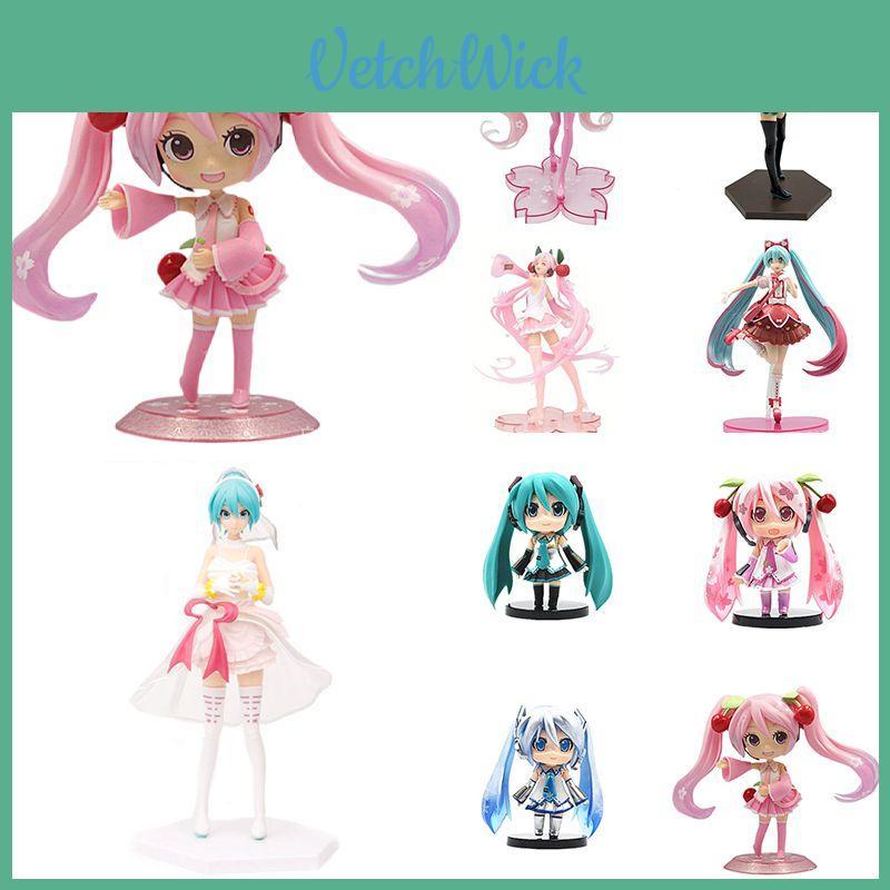 Adorable Hatsune Miku Cartoon Virtual Singer Action Figure Stunningly Crafted Collectible