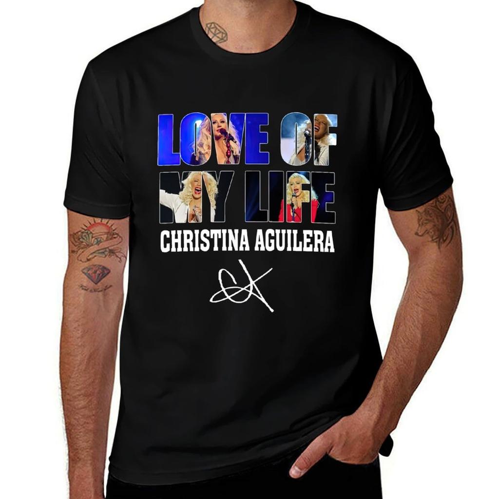 Love Of My Life Christina Aguilera Tshirt Casual Trendy Streetwear Tee Shirt