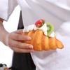 Convenient Fake Soda Bread PU Artificial Bread Simulation Croissant Bread  Table Decor