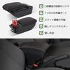 Jimny Armrest Console Box for and with Drink and Small Item Storage One+lifestyle JB23, JB33, JB43, JB64, JB74, USB, Holder, (Red)