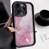Мягкий силиконовый чехол с узором под коричневый мрамор, подходит для iPhone17 16 15 14 13 Pro Max 12 11, роскошный ударопрочный защитный чехол с золотой фольгой