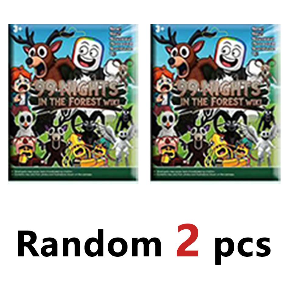 24 шт. 99 Ночей в Лесу Фигурки Животных Сова Олень Коза Модель Игрушка Кукла Хоррор Игры Фигурки Подарок для Детей