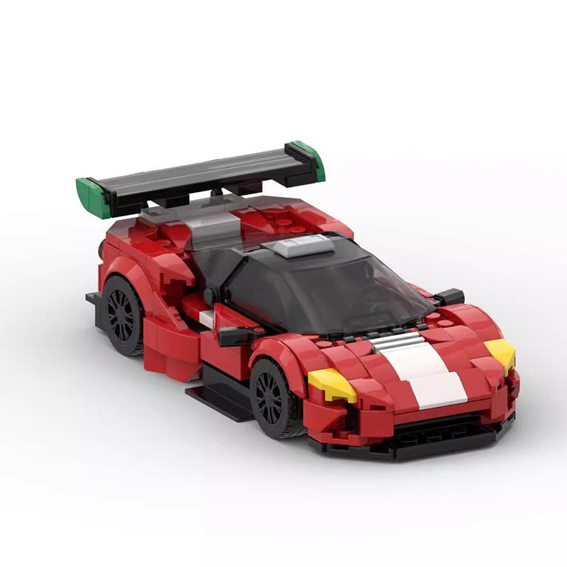 Совместимые Строительные Блоки MOC-90455488 Модель Спортивного Автомобиля GT3 Головоломка Собранные Строительные Блоки Подарок Мальчику