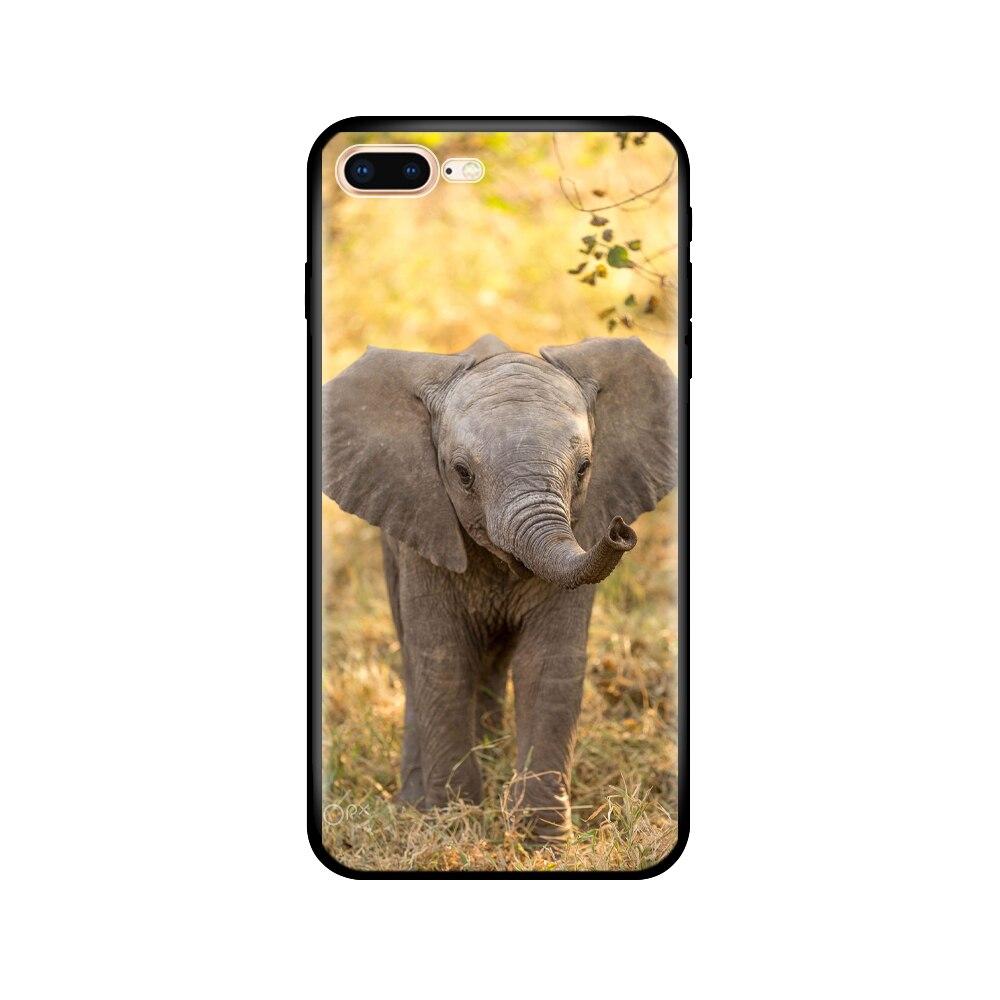 Для iPhone 7 8 Чехол силиконовый мягкий ТПУ Чехол для Apple iPhone 7 8 plus Сумка Funda coque etui bumper paiting черный ТПУ чехол