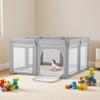 Baby Playpen, 2000 x 1780mm Extra Large Toddlers Playpen, Foldable Baby Fence Play Yard with Zippered Door & Soft Breathable Mesh, Indoor Outdoor