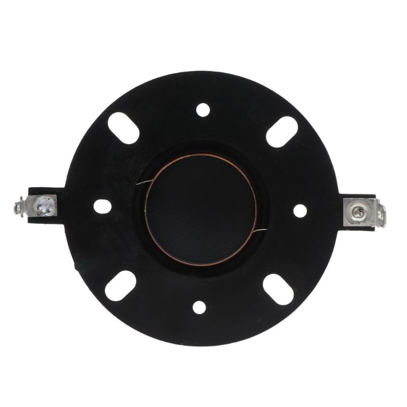 25.5mm Voice Coil Black Horn Tweeter Silk Diaphragm Film Treble Round Frame 5.4ohm 25.5mm Core Speaker Repairs Parts
