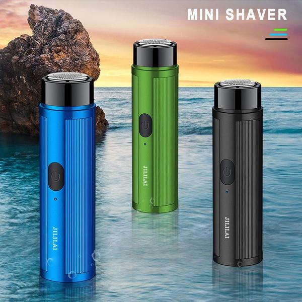 Portable Mini Electric Shaver Mens Beard Razor Trimmer Automatic Quick Shaving USB Rechargeable Shaver for Men Women Gifts