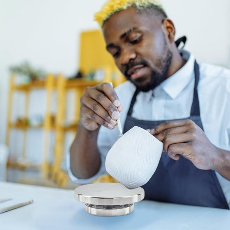 6/8/10/12 дюймов Двустороннее гончарное колесо-вертушка Поворотный круг для лепки Поворотный круг Поворотный круг для лепки глины