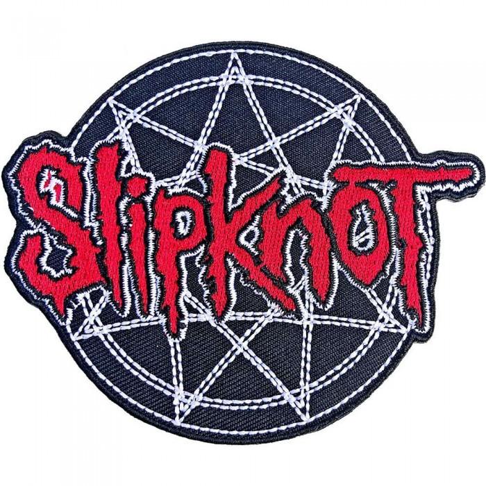 Slipknot Тканый утюг на нашивке с логотипом и нонограммой