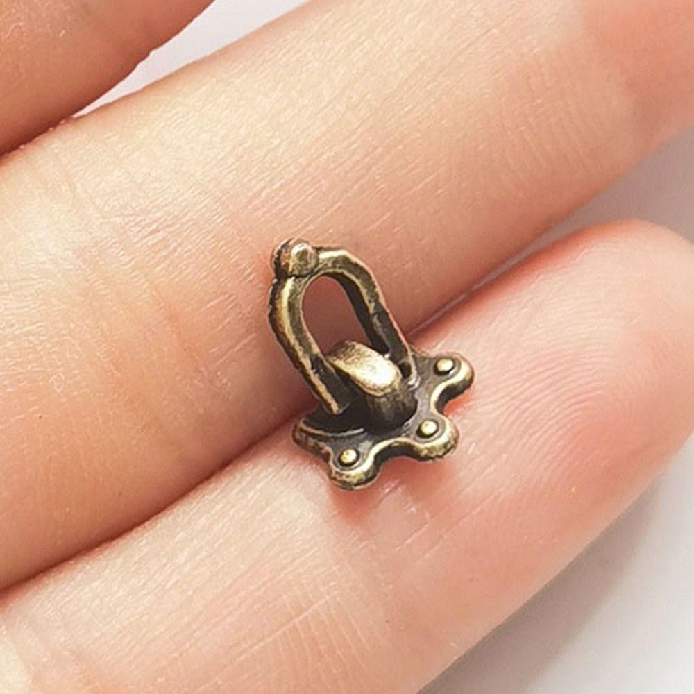 5 шт. Мини DIY Ручной 4 цвета Кукольный чемодан Застежка Высокое качество Детали для кукольных сумок Кукольные аксессуары