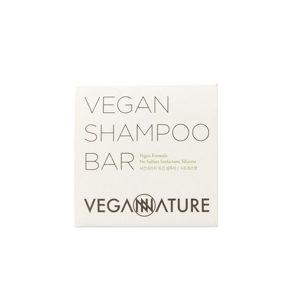 Vegan Nature Scalp Fever Scalp Itchiness Scalp Pimples Vegan Shampoo Bar Citrus Fragrance 100g, 1 Piece