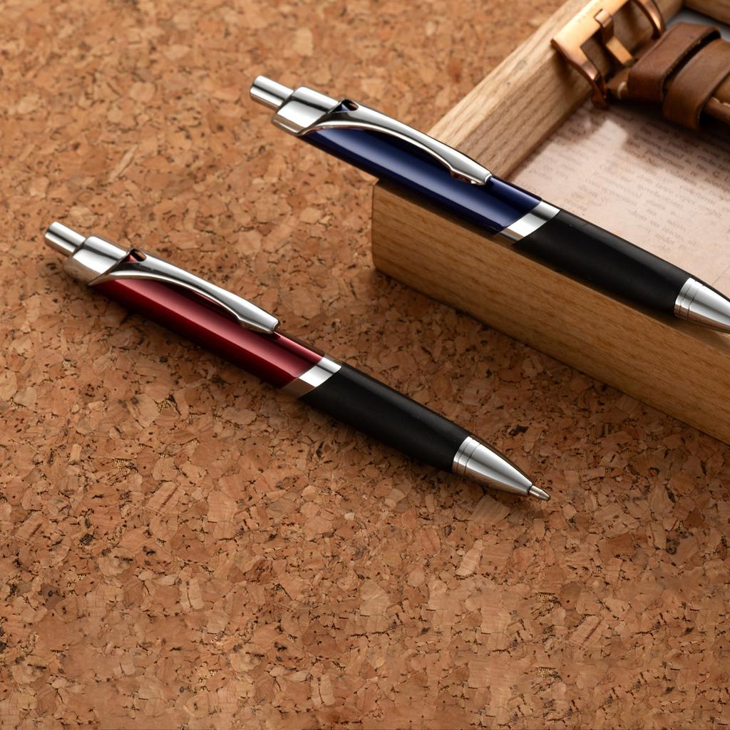 Металлическая шариковая ручка треугольная нажимная шариковая ручка бизнес рекламный подарок CPC шариковая ручка канцелярские товары студенческие канцелярские товары офисная ручка