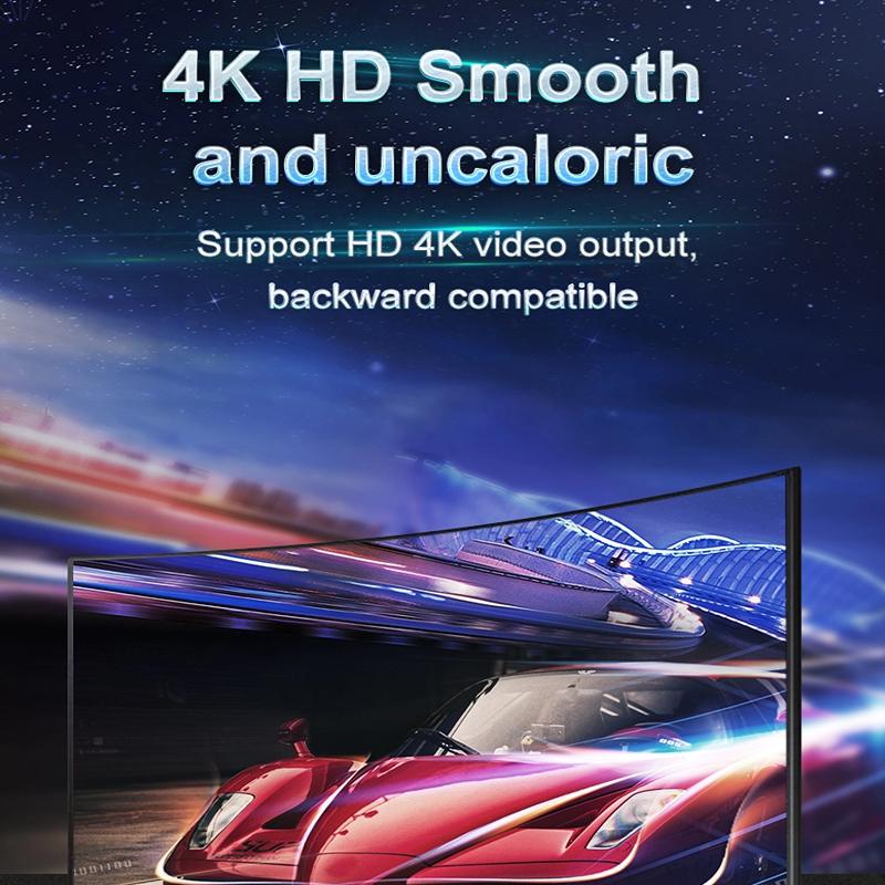 4K HDMI-переключатель 5 в 1 Out HDMI-совместимый адаптер-сплиттер-переключатель HD-MI Селектор Адаптер видеоприставки с ИК-пультом дистанционного управления для ПК HDTV DVD PS4