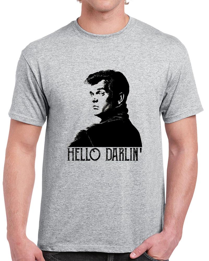 Привет, дорогой! Ретро футболка Conway Twitty, 100% хлопок, мужская, женская, топ