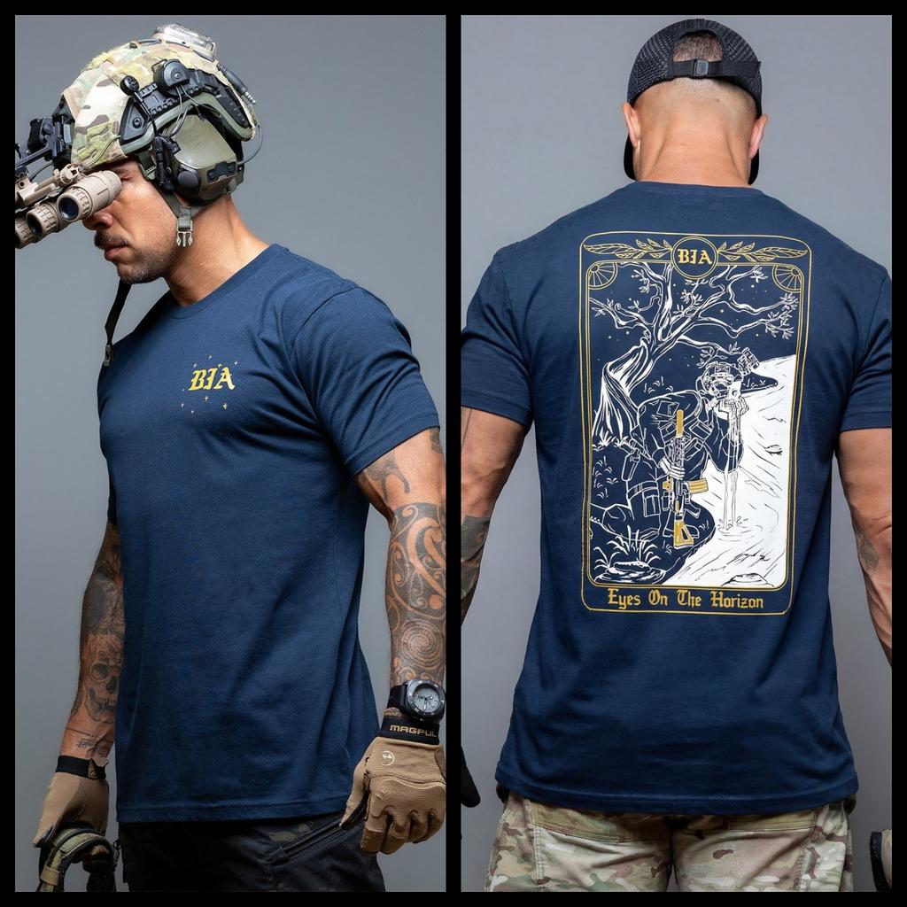 Eyes on The Horizon TShirt Cotton Tshirts for Crosscountry Sports