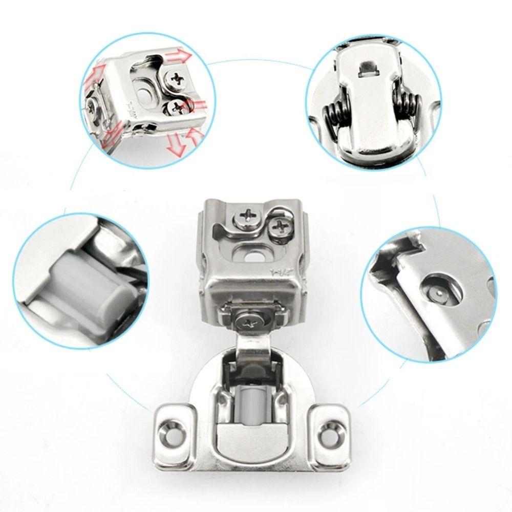 Compact Iron Cabinet Hinges Easy To Install Silent Hinge Strong Concealed Hinges