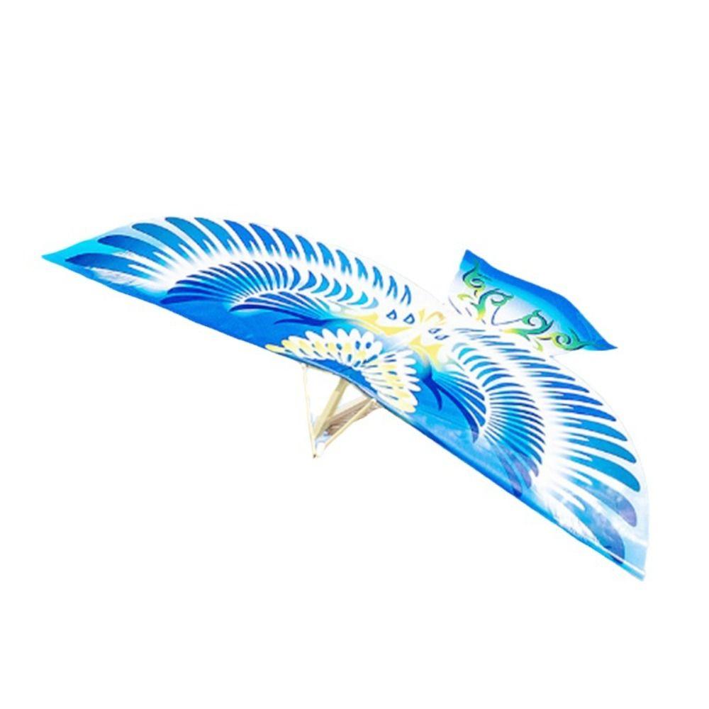 10PCS Outdoor Fun Plastic Flying Birds Random Color Rubber Band Powered Flying Birds Kite Sports Outdoor 6