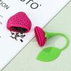 Creative Tea Bag Diffuser Reusable Coffee Filter Silicone Tea Ball Tea Infuser Strawberry Teabag