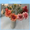 3 Artificial Head Dahlia Chrysanthemum Bouquet For Wedding Floral Home Decor