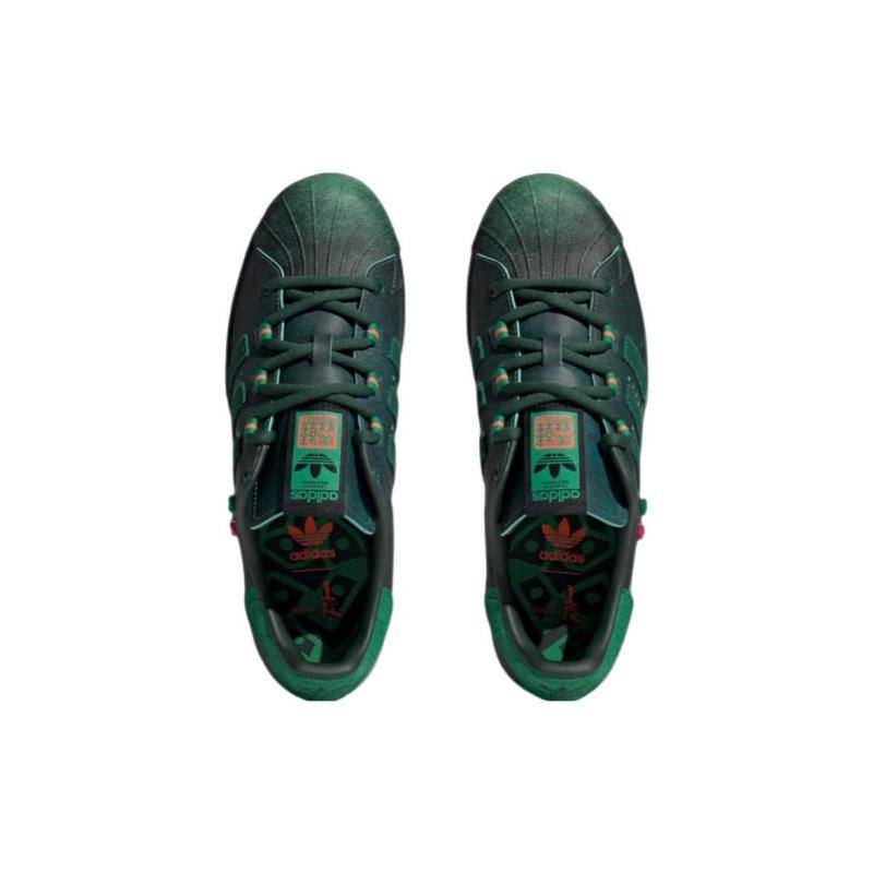 Adidas Оригинальные кроссовки Superstar 80s X Han Meilin 'Green' ID4382