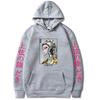 Аниме Demon Slayer Kimetsu No Yaiba Manga Hoodies Unisex Oversize Streetwear Harajuku Aesthetic Daki Winter Warm Sweatshirts