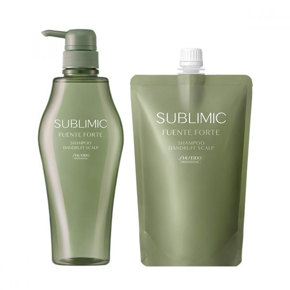 Shiseido Professional Sublimic Fente Forte Shampoo Anti Dandruff 500ml + Refill