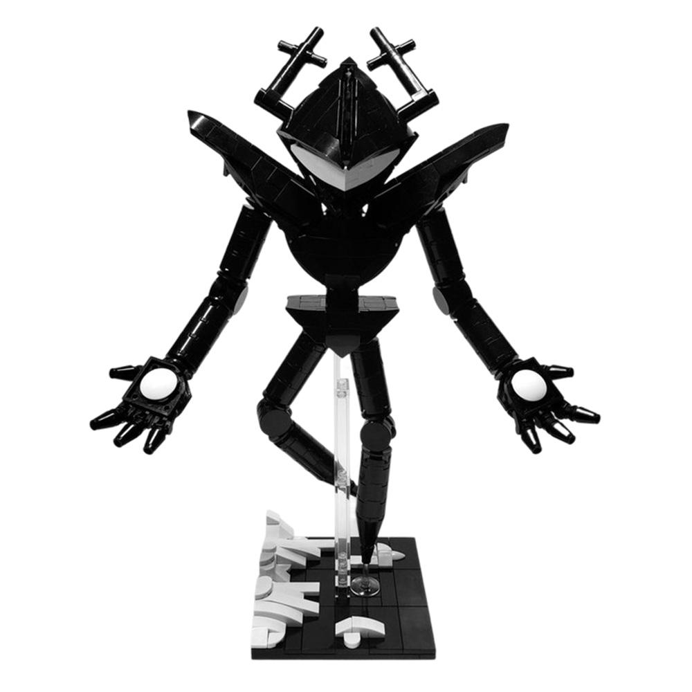 Gobricks MOC Deltarune MOC-231847 Рычащий Рыцарь (Deltarune) Кирпичи