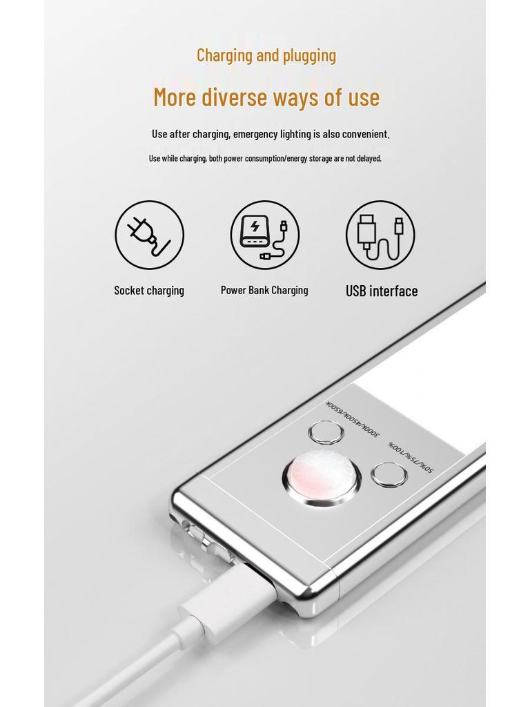 Ultra-thin LED Sensor Light: Human Motion-Activated, Self-Adhesive, Rechargeable Night Light for Cabinets and Displays