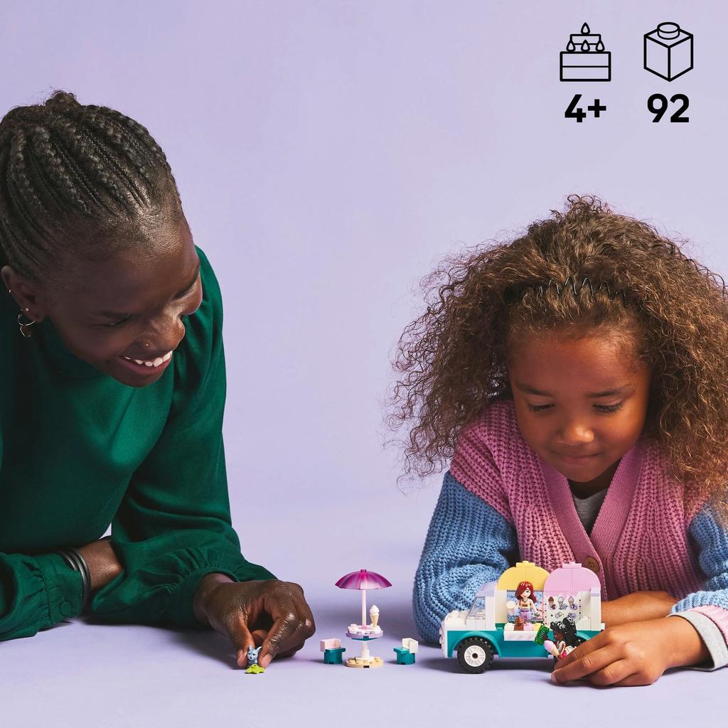 LEGO Friends Heartlake City Мороженое Грузовик Игрушка Подарок на День Рождения Блок Образовательный Мальчики Девочки Дети 4 года 5 лет 6 лет Ролевые игры