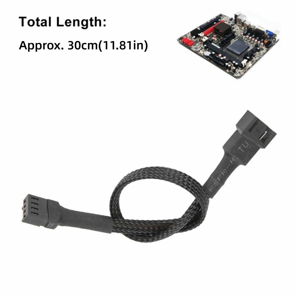 5PCS Braideds rope Extension Cable 4-Pin PC Fan Cable PWM Fan Cable Computer Graphics Cards