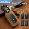 For Toyota Highlander Yaris Land Cruiser Prado Avensis IQ Corolla Prius 2/3/4 Buttons TPU Car Key Case Cover Keyless Fob Holder