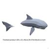 3D Shark Paper Model ,Handmade Unique Wall Decor,Home Office Decoration,DIY Craft Animal