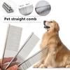 Hair Removal Comb-stainless Steel Pet Grooming Comb, Small and Medium-sized Dogs and Cats, Removing Tangled Undercoat, Dog Comb