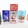 10/30pcs Christmas Gift Bags Cartoon Plastic Candy Cookie Packaging Bag Navidad Decoration for Home Kids New Year Gift