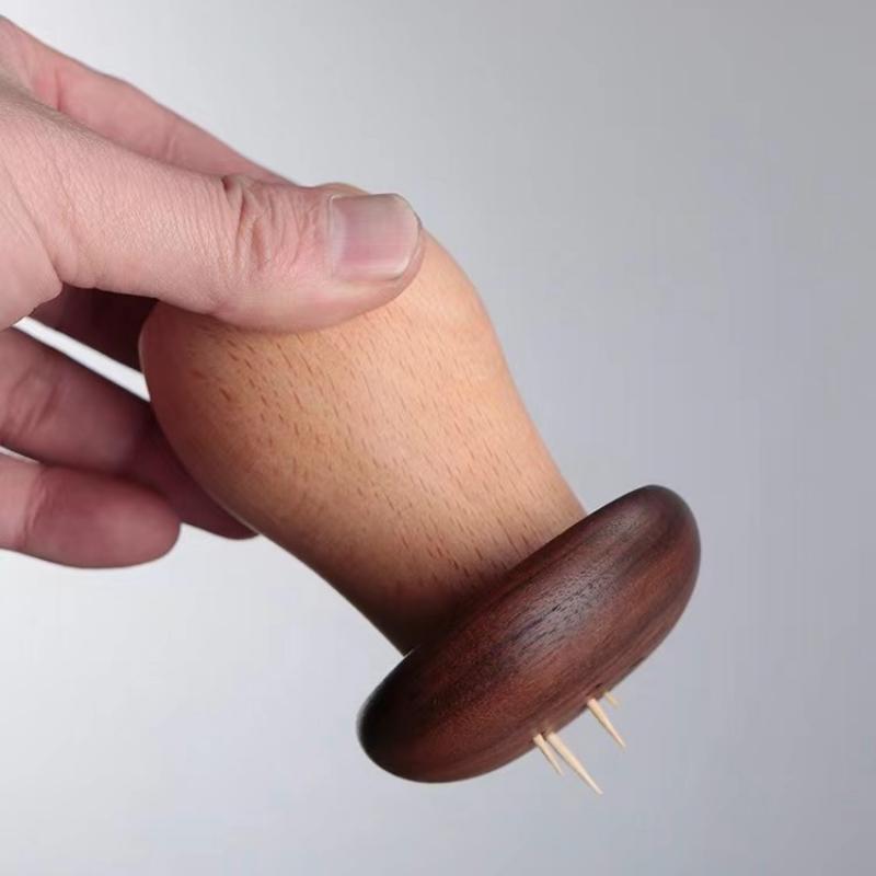 Держатель для зубочисток из цельного дерева, бытовая коробка для зубочисток, деревянная симпатичная банка для зубочисток в виде гриба