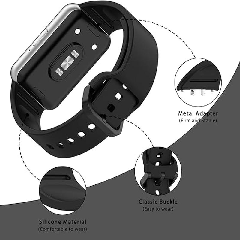Replacement Strap For Samsung Galaxy Fit 3 Strap Silicone Watchbands For Galaxy Fit3 Strap Band Bracelet