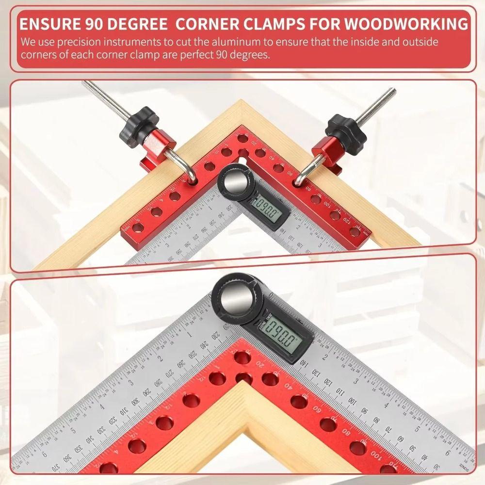 L Shape Corner Clamps 90 Degree Woodworking Positioning Block Drawers Assembly