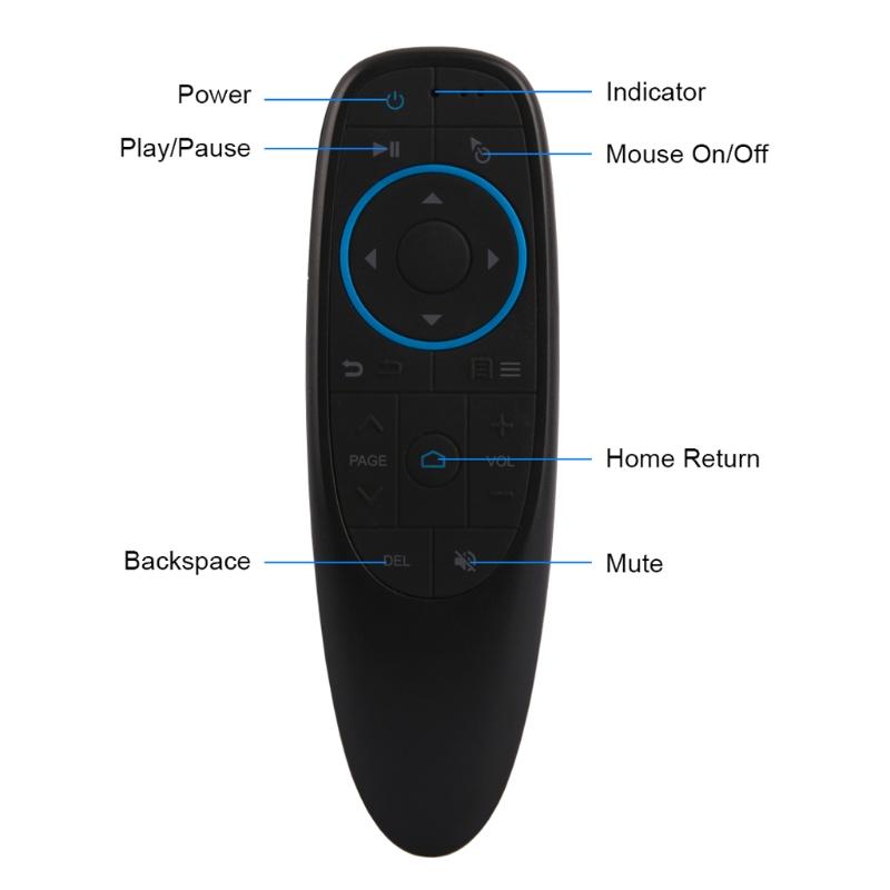 G10BTS Bluetooth-совместимый Пульт дистанционного управления Беспроводная воздушная мышь 6-осевой гироскоп Беспроводной для Умного пульта Для Smart TV Bo