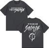 Rapper Manuel Carrasco Salvaje Tour Album T Shirts for Men Fashion Vintage Short Sleeve T-shirt Cotton Casual Loose T Shirt